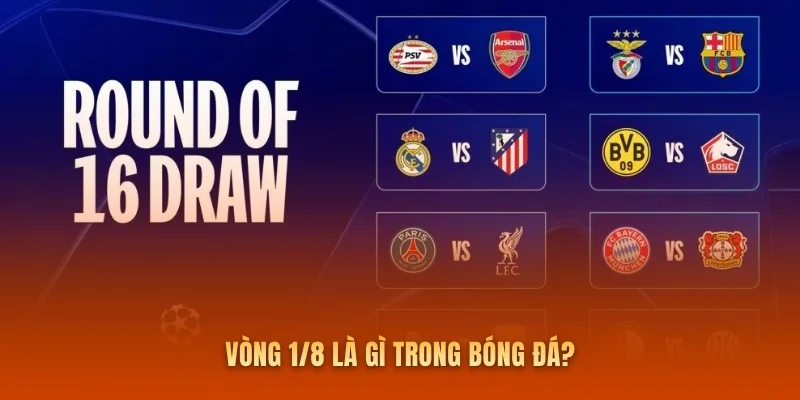 Vòng 1/8 là gì trong bóng đá?