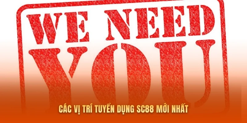 Các vị trí tuyển dụng SC88 mới nhất